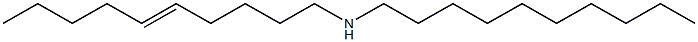 N-Decyl-5-decenylamine Structure