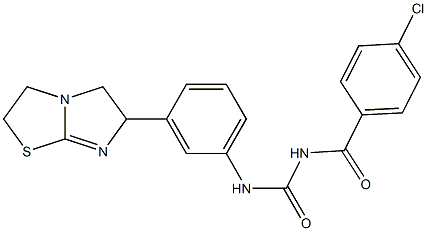 1-(4-Chlorobenzoyl)-3-[3-[[2,3,5,6-tetrahydroimidazo[2,1-b]thiazol]-6-yl]phenyl]urea