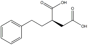 [R,(+)]-フェネチルこはく酸 化学構造式