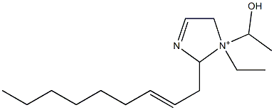 1-Ethyl-1-(1-hydroxyethyl)-2-(2-nonenyl)-3-imidazoline-1-ium Structure