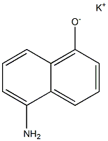 Potassium 5-amino-1-naphthaleneolate Struktur