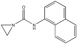 N-(1-Naphtyl)-1-aziridinecarboxamide Structure