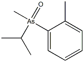 Isopropylmethyl(2-methylphenyl)arsine oxide|