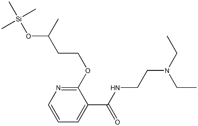 2-(3-Trimethylsilyloxybutoxy)-N-[2-(diethylamino)ethyl]-3-pyridinecarboxamide