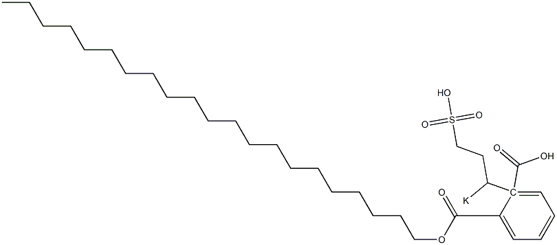 Phthalic acid 1-henicosyl 2-(1-potassiosulfopropyl) ester