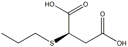 [R,(+)]-(Propylthio)succinic acid 结构式