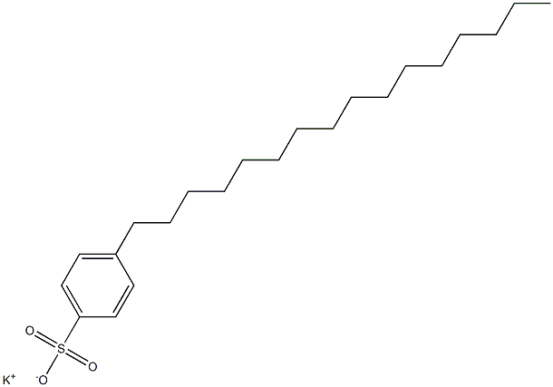 4-Hexadecylbenzenesulfonic acid potassium salt 结构式