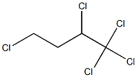 1,1,1,2,4-ペンタクロロブタン 化学構造式