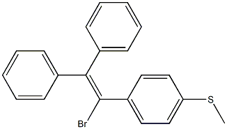 1-(4-Methylthiophenyl)-1-bromo-2,2-diphenylethene|