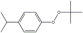 4-イソプロピルフェニルtert-ブチルペルオキシド 化学構造式