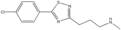  3-[3-(Methylamino)propyl]-5-(4-chlorophenyl)-1,2,4-thiadiazole