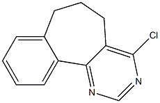4-Chloro-6,7-dihydro-5H-benzo[6,7]cyclohepta[1,2-d]pyrimidine,,结构式