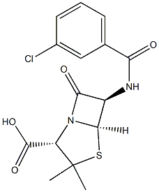 6-[(3-Chlorobenzoyl)amino]penicillanic acid