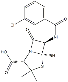  6-[(3-Chlorobenzoyl)amino]penicillanic acid