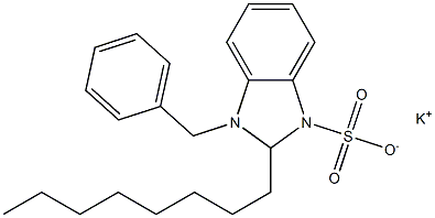 1-Benzyl-2,3-dihydro-2-octyl-1H-benzimidazole-3-sulfonic acid potassium salt|