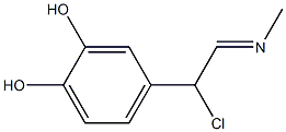 4-[1-Chloro-2-(methylimino)ethyl]-1,2-benzenediol