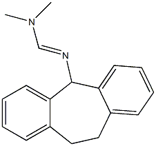 N2-[10,11-Dihydro-5H-dibenzo[a,d]cyclohepten-5-yl]-N1,N1-dimethylformamidine Structure