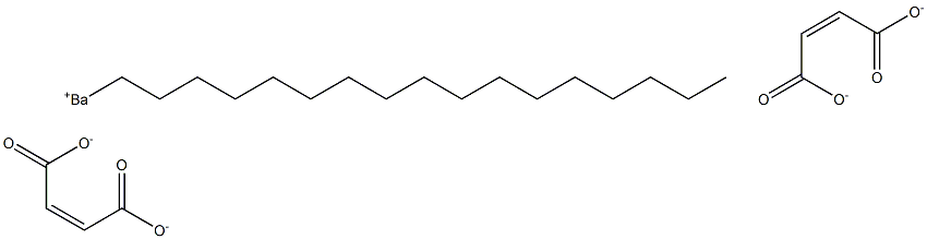 Bis(maleic acid 1-heptadecyl)barium salt 结构式