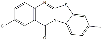  2-Chloro-8-methyl-12H-benzothiazolo[2,3-b]quinazolin-12-one