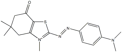 2-[[4-(Dimethylamino)phenyl]azo]-4,5,6,7-tetrahydro-3,5,5-trimethyl-7-oxobenzothiazolium