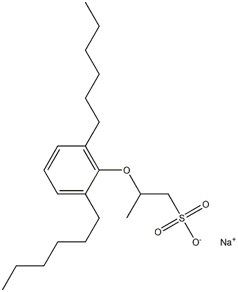  2-(2,6-Dihexylphenoxy)propane-1-sulfonic acid sodium salt