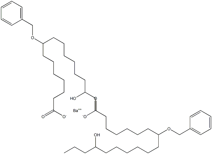 Bis(8-benzyloxy-15-hydroxystearic acid)barium salt