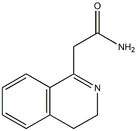 3,4-Dihydro-1-isoquinolineacetamide Structure
