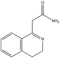 3,4-Dihydro-1-isoquinolineacetamide,,结构式