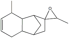 3,4,4a,5,8,8a-Hexahydro-3',8-dimethylspiro[1,4-methanonaphthalene-2(1H),2'-oxirane] Struktur