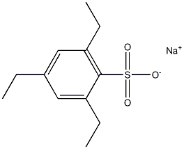 2,4,6-Triethylbenzenesulfonic acid sodium salt Structure
