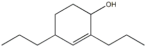 2,4-Dipropyl-2-cyclohexen-1-ol,,结构式