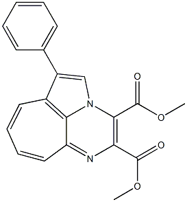 1-Phenyl-2a,5-diaza-2aH-benz[cd]azulene-3,4-dicarboxylic acid dimethyl ester Struktur