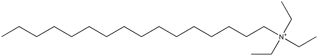 Hexadecyltriethylaminium,,结构式