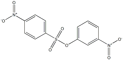 4-Nitrobenzenesulfonic acid 3-nitrophenyl ester 结构式