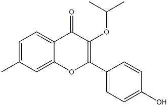  2-(4-Hydroxyphenyl)-3-isopropyloxy-7-methyl-4H-1-benzopyran-4-one