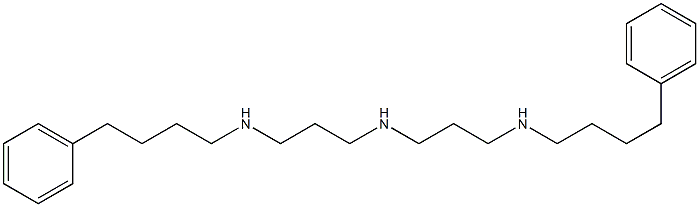 3,3'-Iminobis(N-(4-phenylbutyl)-1-propanamine),,结构式