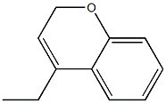 4-Ethyl-2H-1-benzopyran Structure