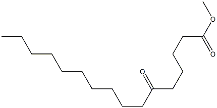 6-Oxohexadecanoic acid methyl ester Struktur