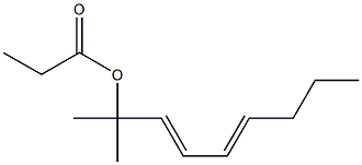 Propionic acid 1,1-dimethyl-2,4-octadienyl ester|