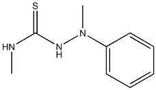 1,4-Dimethyl-1-phenylthiosemicarbazide Structure