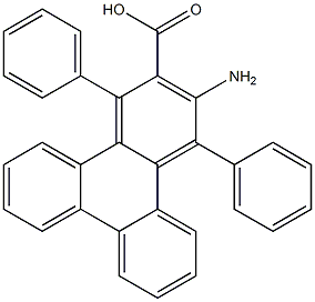  1,4-Diphenyl-3-aminotriphenylene-2-carboxylic acid