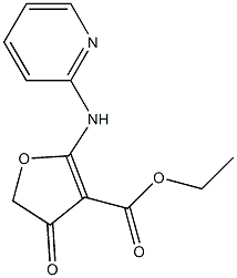 4,5-Dihydro-2-[(pyridin-2-yl)amino]-4-oxofuran-3-carboxylic acid ethyl ester