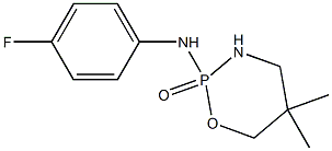 2-[(4-Fluorophenyl)amino]-5,5-dimethyltetrahydro-2H-1,3,2-oxazaphosphorine 2-oxide|