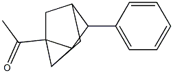 2-Acetyl-5-phenyltricyclo[2.2.1.02,6]heptane Structure