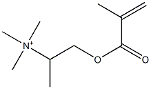 N,N,N-Trimethyl-1-(2-methyl-1-oxo-2-propenyloxy)-2-propanaminium Structure