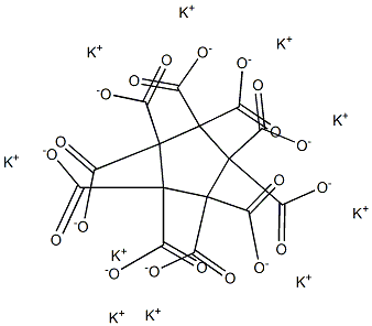 Cyclopentanedecacarboxylic acid decapotassium salt Structure