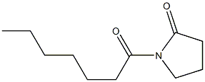 1-Heptanoylpyrrolidin-2-one,,结构式