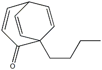 1-Butylbicyclo[3.2.2]nona-3,6,8-trien-2-one,,结构式