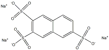 2,3,6-Naphthalenetrisulfonic acid trisodium salt Structure