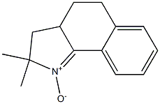 2,2-Dimethyl-3,3a,4,5-tetrahydro-2H-benz[g]indole 1-oxide Structure